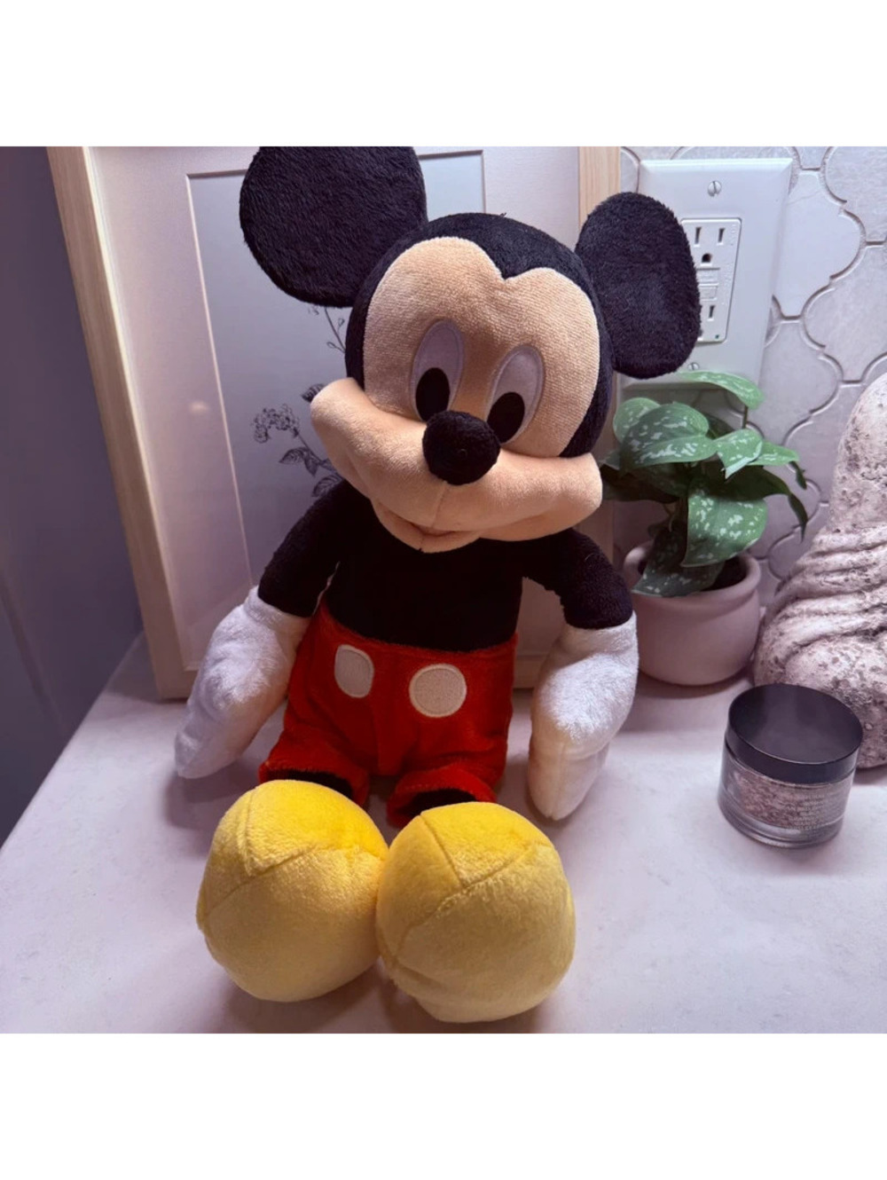 Disney plush Mickey Mouse stuffed toy 17”